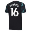 Maillot de Supporter Manchester City Rodrigo 16 Troisième 2023-24 Pour Enfant